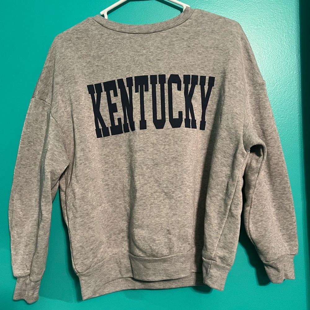 Grey Kentucky Crewneck